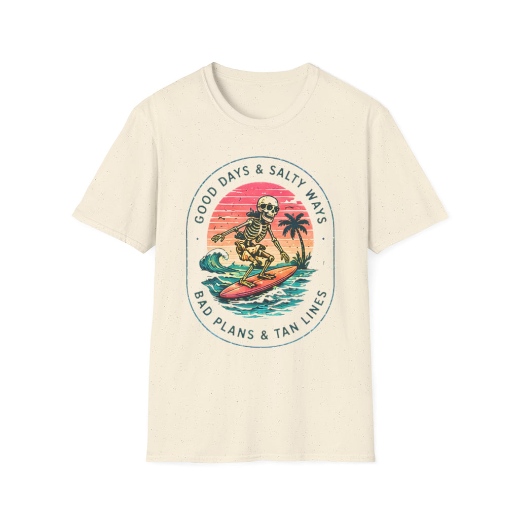 Good Days Salty Ways | Beach Life Graphic Tee | Cute Coastal Shirt | Oversized Summer Tee | Ocean Lover Gift
