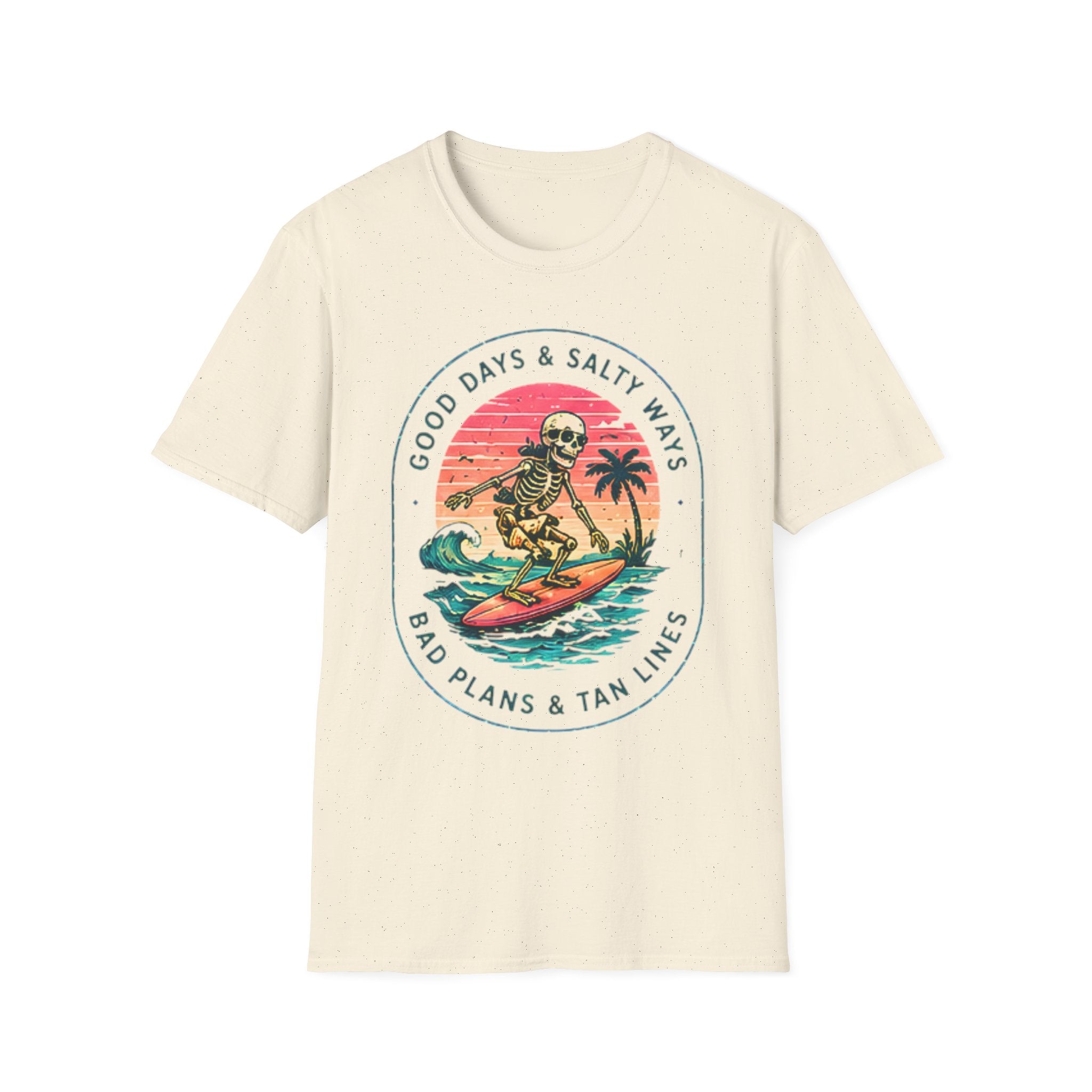 Good Days Salty Ways | Beach Life Graphic Tee | Cute Coastal Shirt | Oversized Summer Tee | Ocean Lover Gift