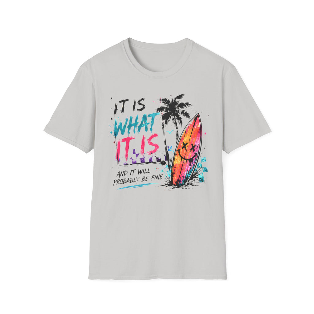 Cute Coastal Shirt | It Is What It Is | Beach Life Graphic Tee | Oversized Summer Tee | Ocean Lover Gift