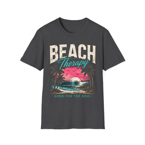 Beach Life Graphic Tee | Beach Therapy | Cute Coastal Shirt | Oversized Summer Tee | Ocean Lover Gift