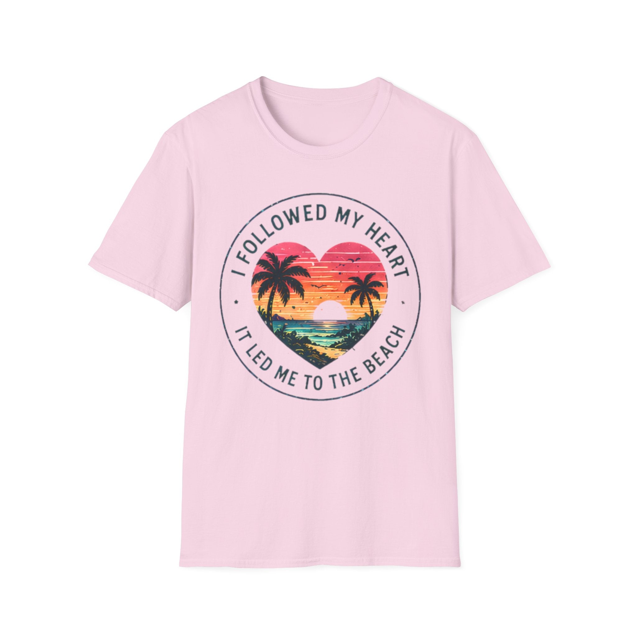 Beach Life Graphic Tee | Followed My Heart | Cute Coastal Shirt | Oversized Summer Tee | Ocean Lover Gift