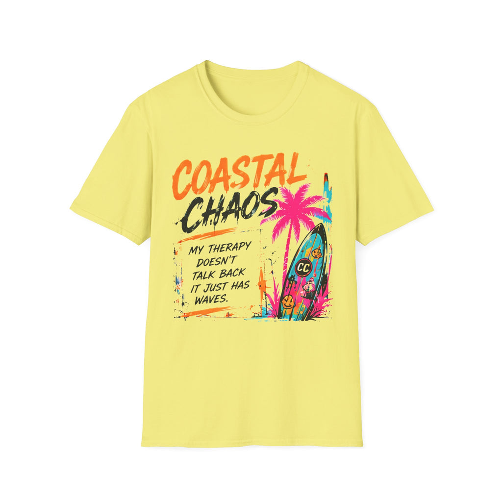 Coastal Chaos | Beach Life Graphic Tee | Cute Coastal Shirt | Oversized Summer Tee | Ocean Lover Gift