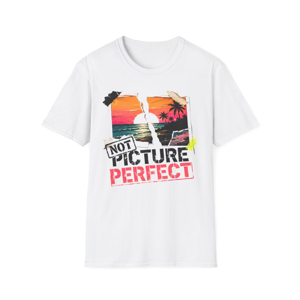Not Picture Perfect | Beach Life Graphic Tee | Cute Coastal Shirt | Oversized Summer Tee | Ocean Lover Gift