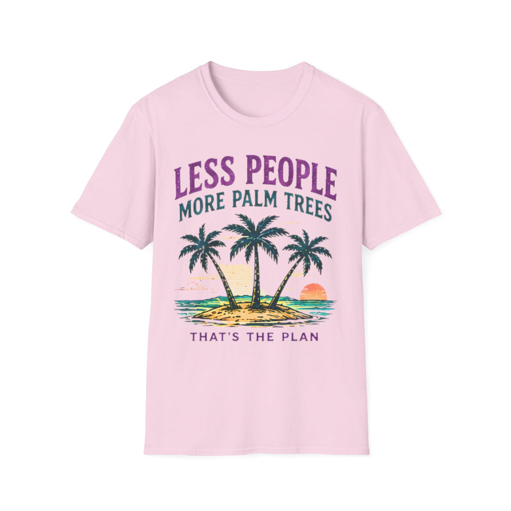 Less People More Palm Trees | Beach Life Graphic Tee | Cute Coastal Shirt | Oversized Summer Tee | Ocean Lover Gift