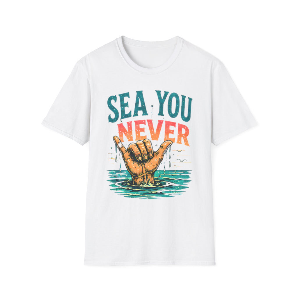 Sea You Never | Beach Life Graphic Tee | Cute Coastal Shirt | Oversized Summer Tee | Ocean Lover Gift