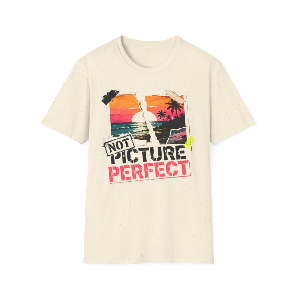Not Picture Perfect | Beach Life Graphic Tee | Cute Coastal Shirt | Oversized Summer Tee | Ocean Lover Gift