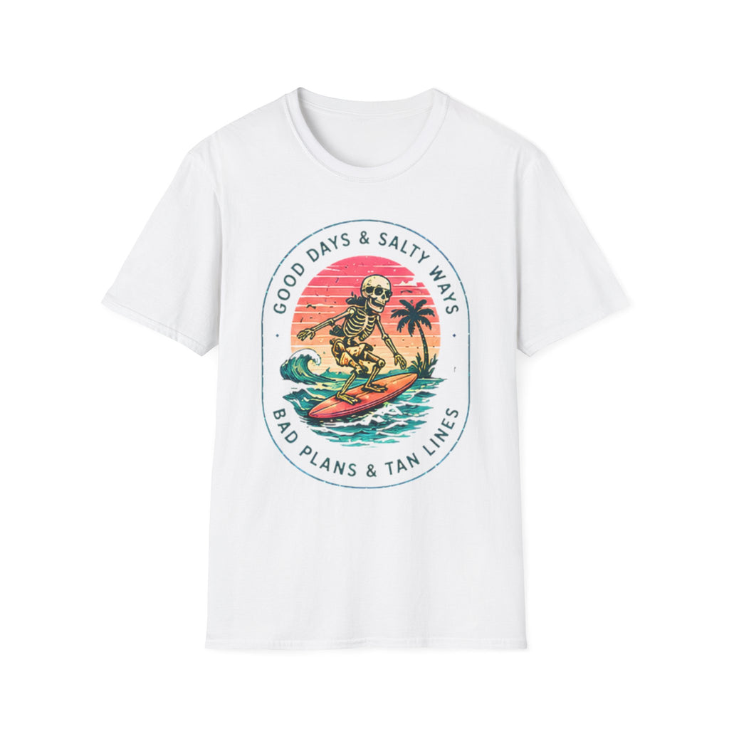 Good Days Salty Ways | Beach Life Graphic Tee | Cute Coastal Shirt | Oversized Summer Tee | Ocean Lover Gift
