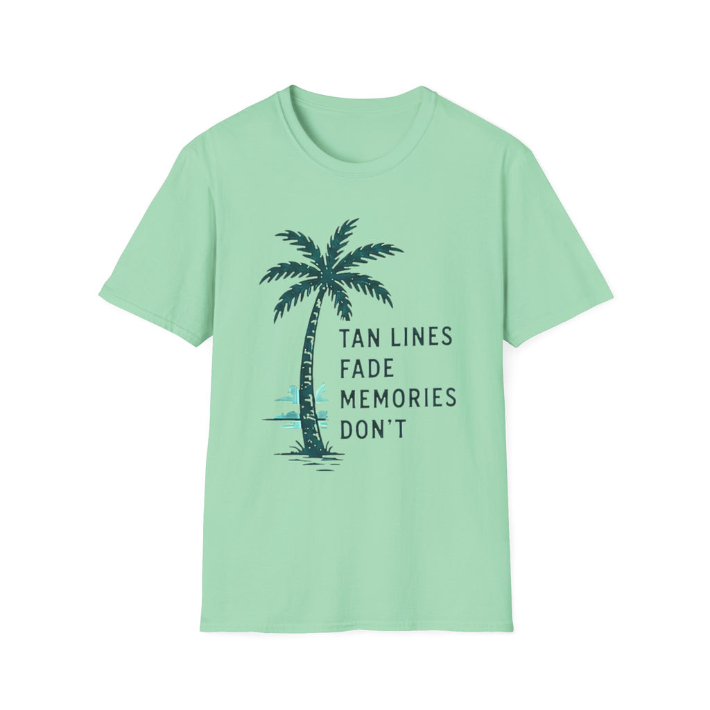 Tan Lines Fade | Beach Life Graphic Tee | Cute Coastal Shirt | Oversized Summer Tee | Ocean Lover Gift