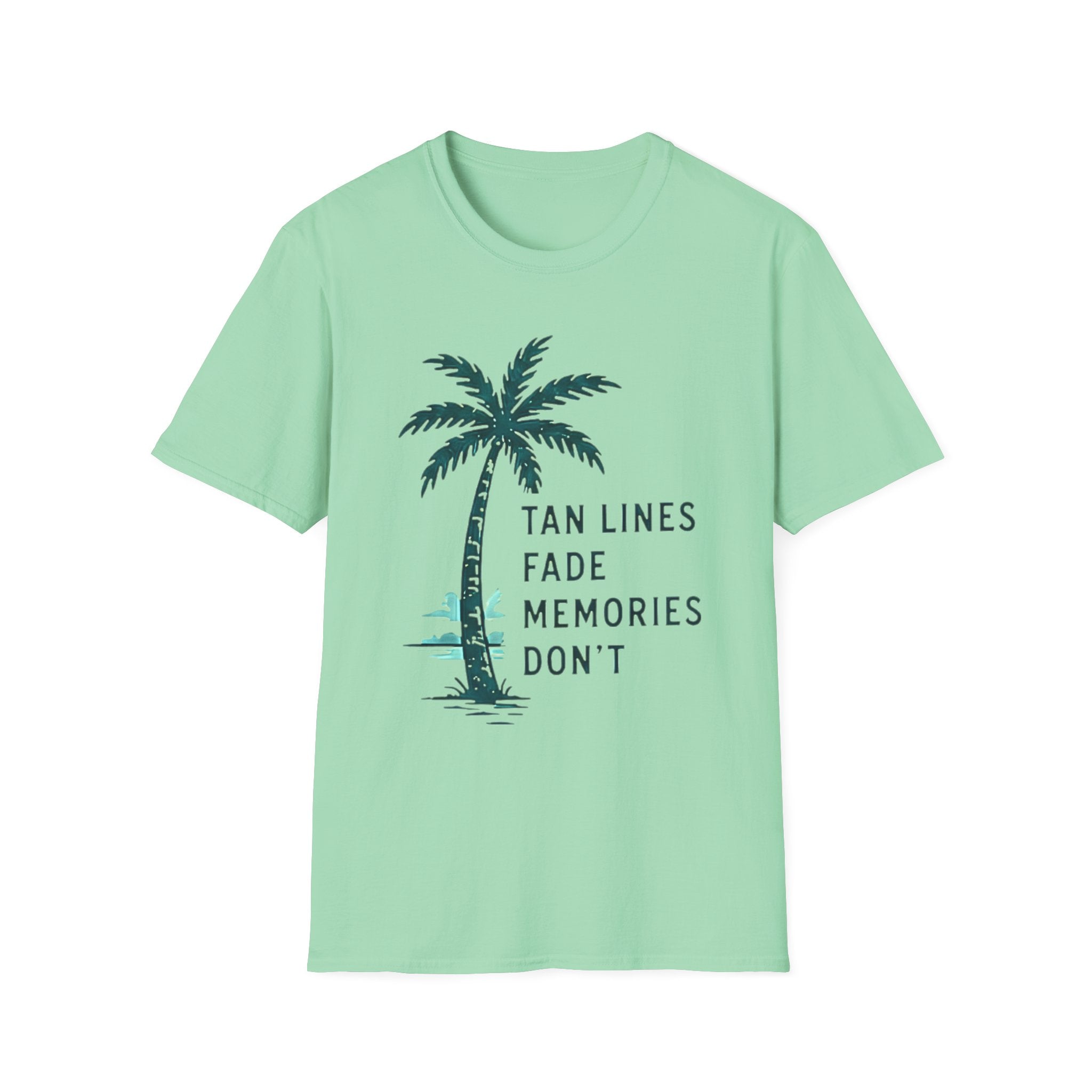 Tan Lines Fade | Beach Life Graphic Tee | Cute Coastal Shirt | Oversized Summer Tee | Ocean Lover Gift