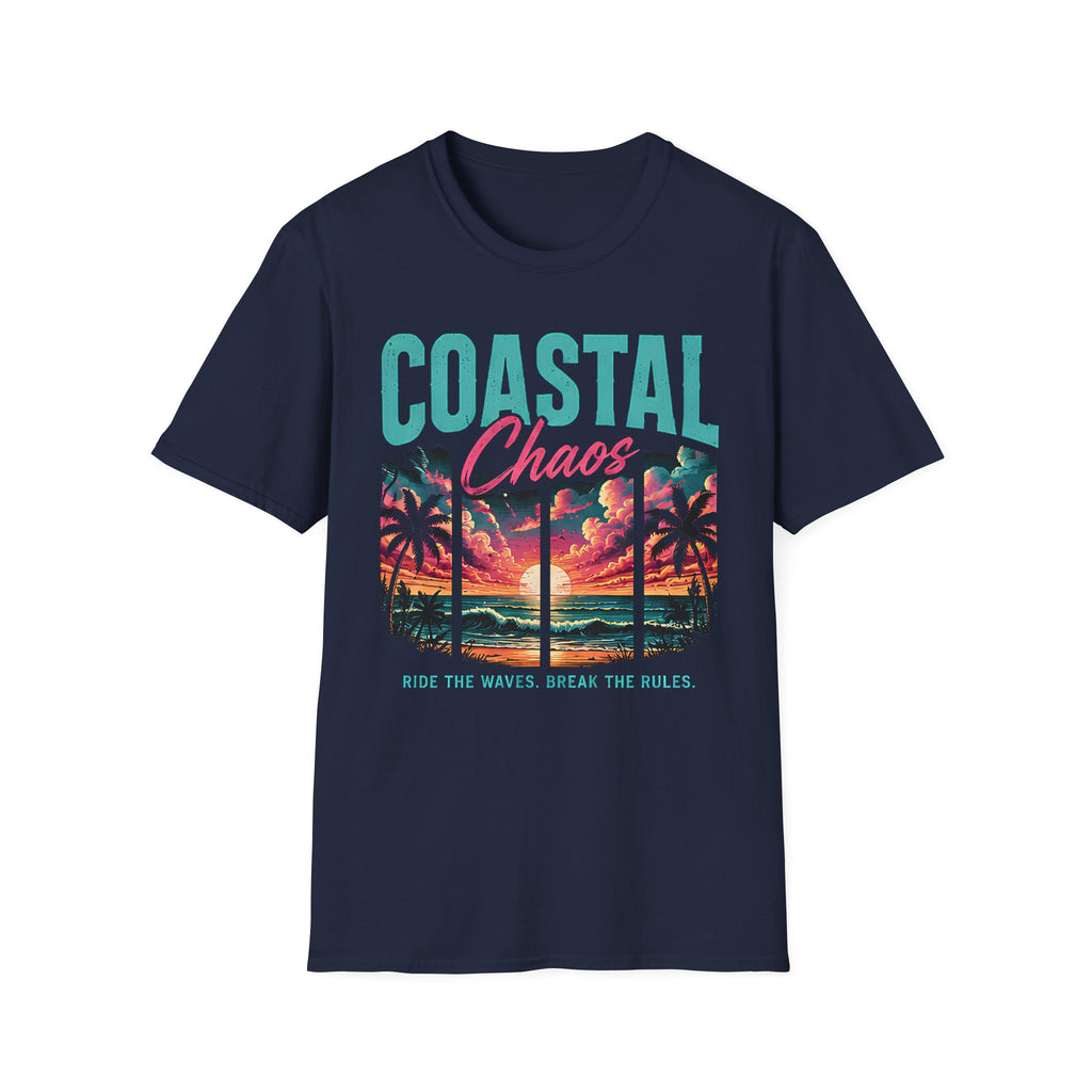 Beach Life Graphic Tee | Ride The Waves | Cute Coastal Shirt | Oversized Summer Tee | Ocean Lover Gift