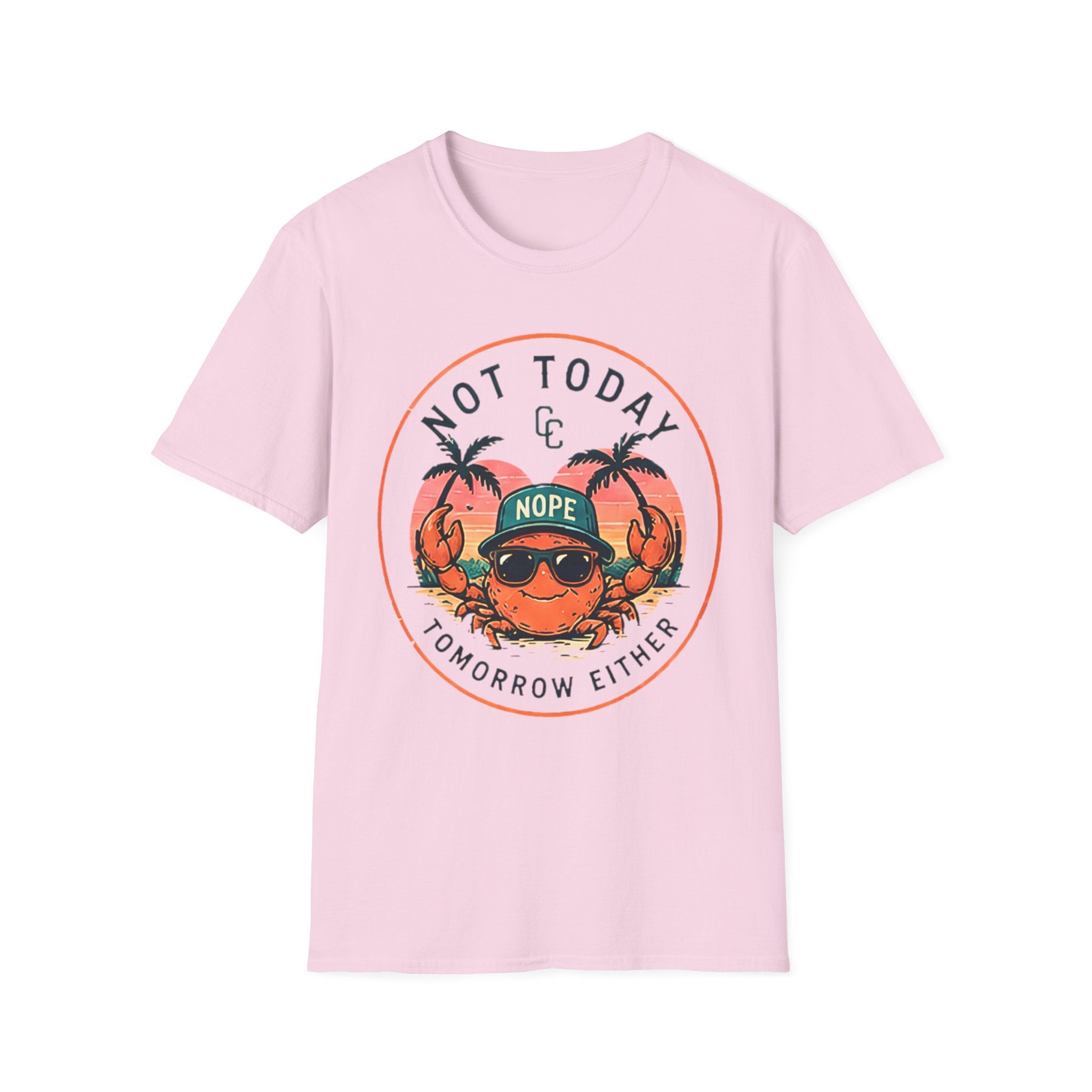 Not Today | Beach Life Graphic Tee | Cute Coastal Shirt | Oversized Summer Tee | Ocean Lover Gift