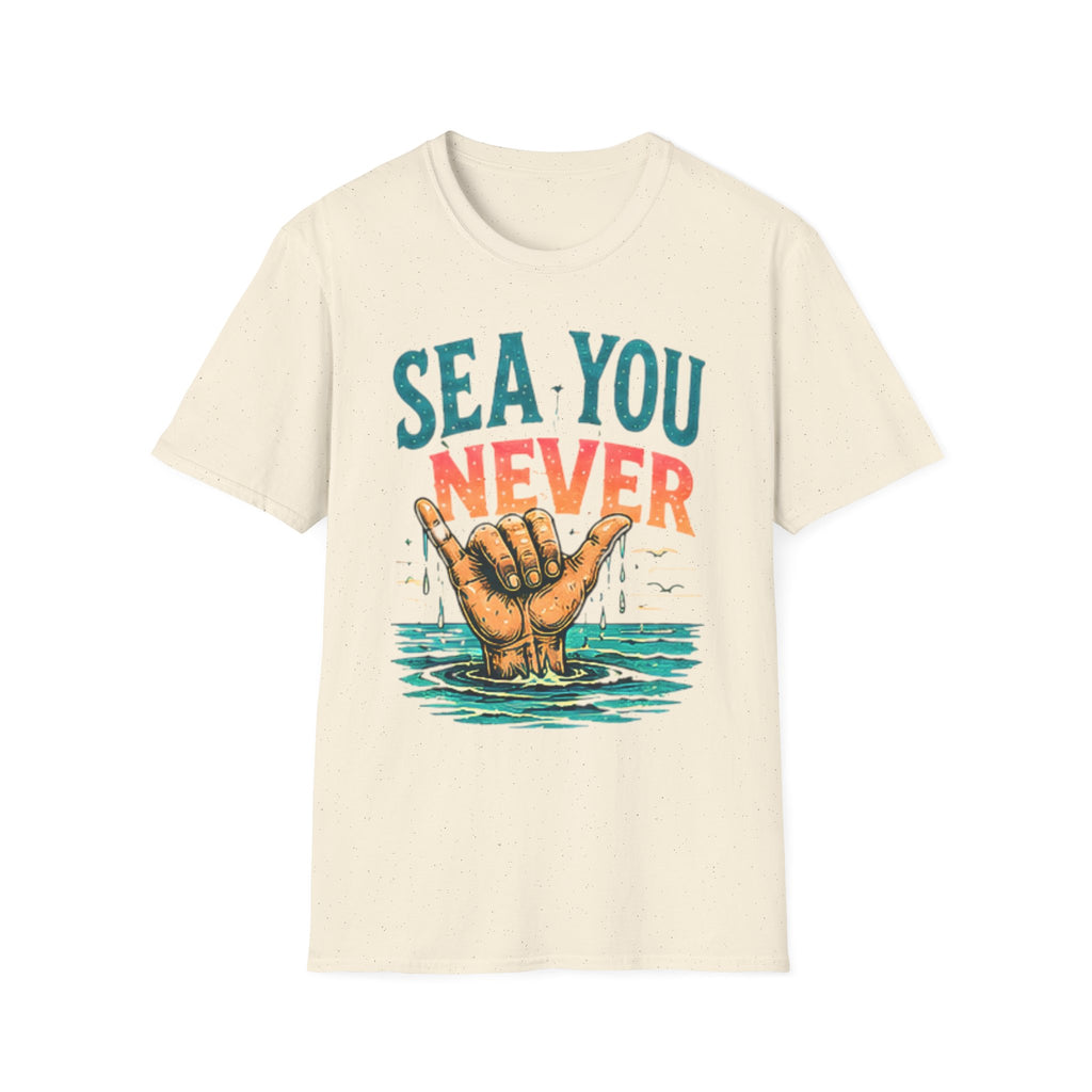 Sea You Never | Beach Life Graphic Tee | Cute Coastal Shirt | Oversized Summer Tee | Ocean Lover Gift