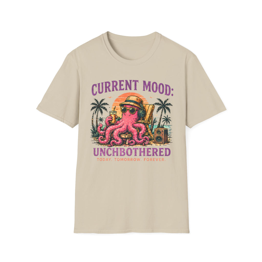 Unbothered | Beach Life Graphic Tee | Cute Coastal Shirt | Oversized Summer Tee | Ocean Lover Gift