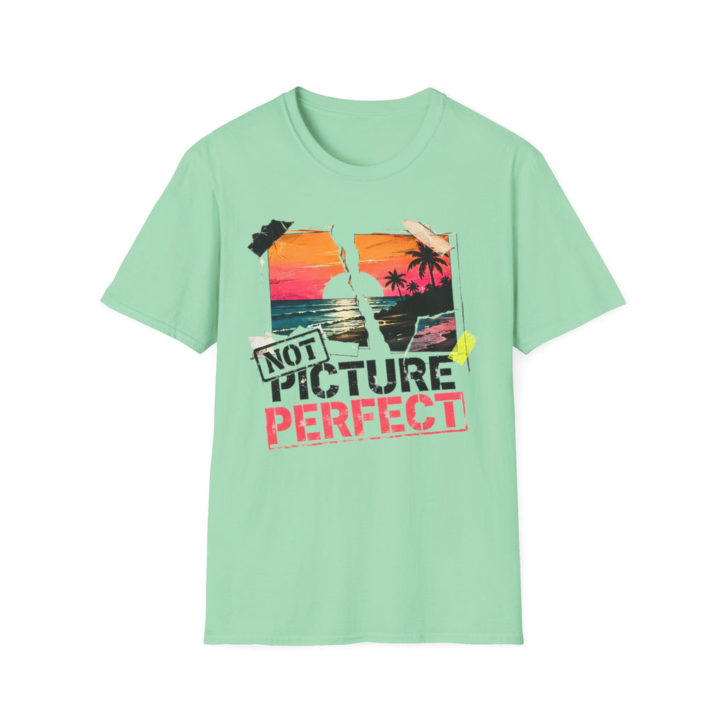 Not Picture Perfect | Beach Life Graphic Tee | Cute Coastal Shirt | Oversized Summer Tee | Ocean Lover Gift